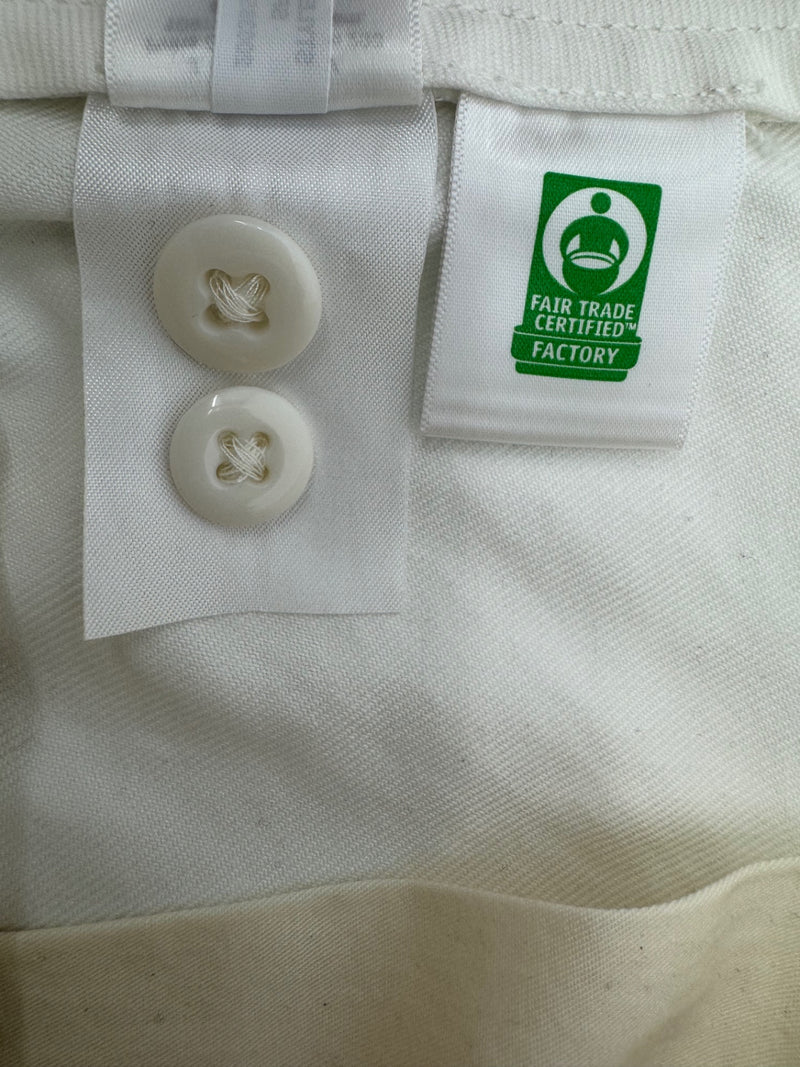 Wallace & Barnes White Cotton Shorts