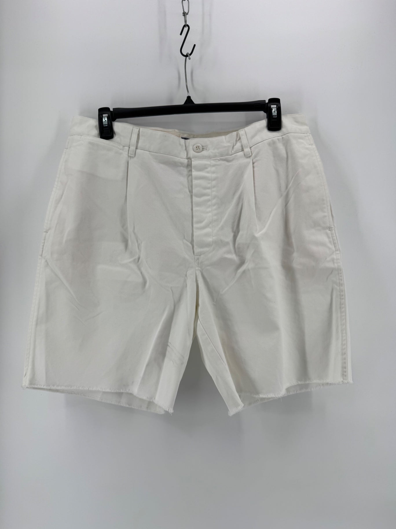 Wallace & Barnes White Cotton Shorts
