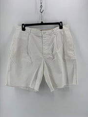 Wallace & Barnes White Cotton Shorts