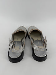 Dolce Vita Silver Slingback Loafers