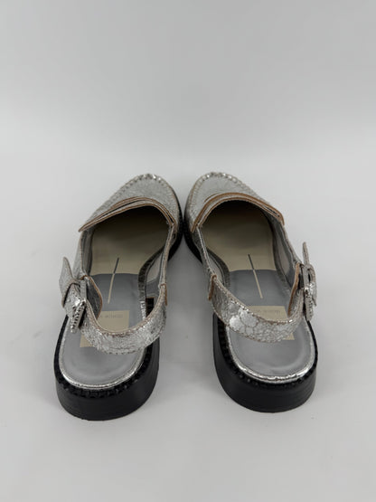 Dolce Vita Silver Slingback Loafers