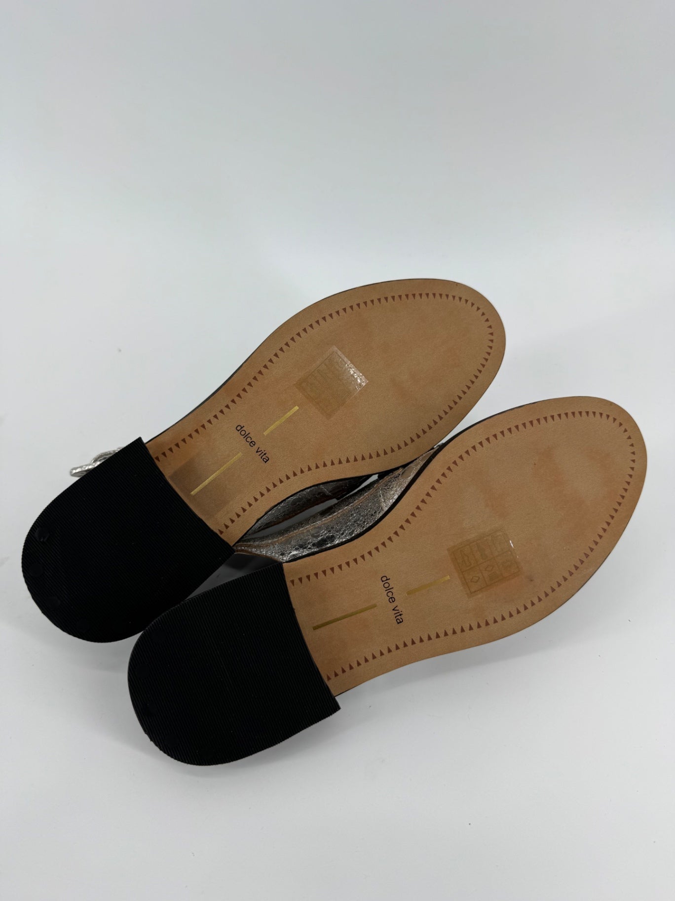 Dolce Vita Silver Slingback Loafers