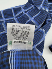 Bugatchi Uomo Blue Cotton Button Up