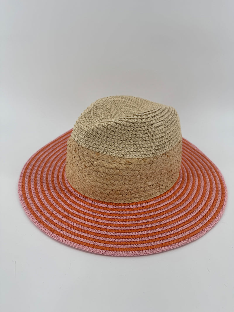 Shiraleah Pink Straw Hat