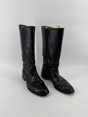Justin Boots Black Western Boots