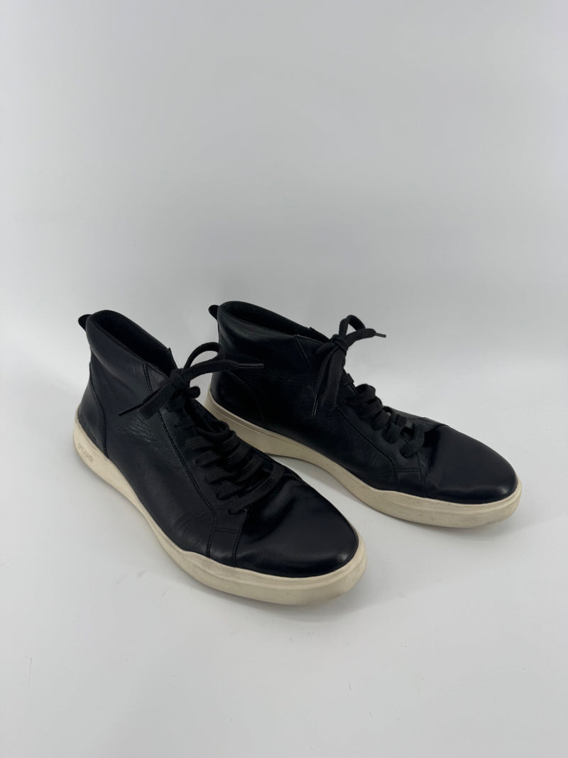 Cole Haan Black Leather High Tops