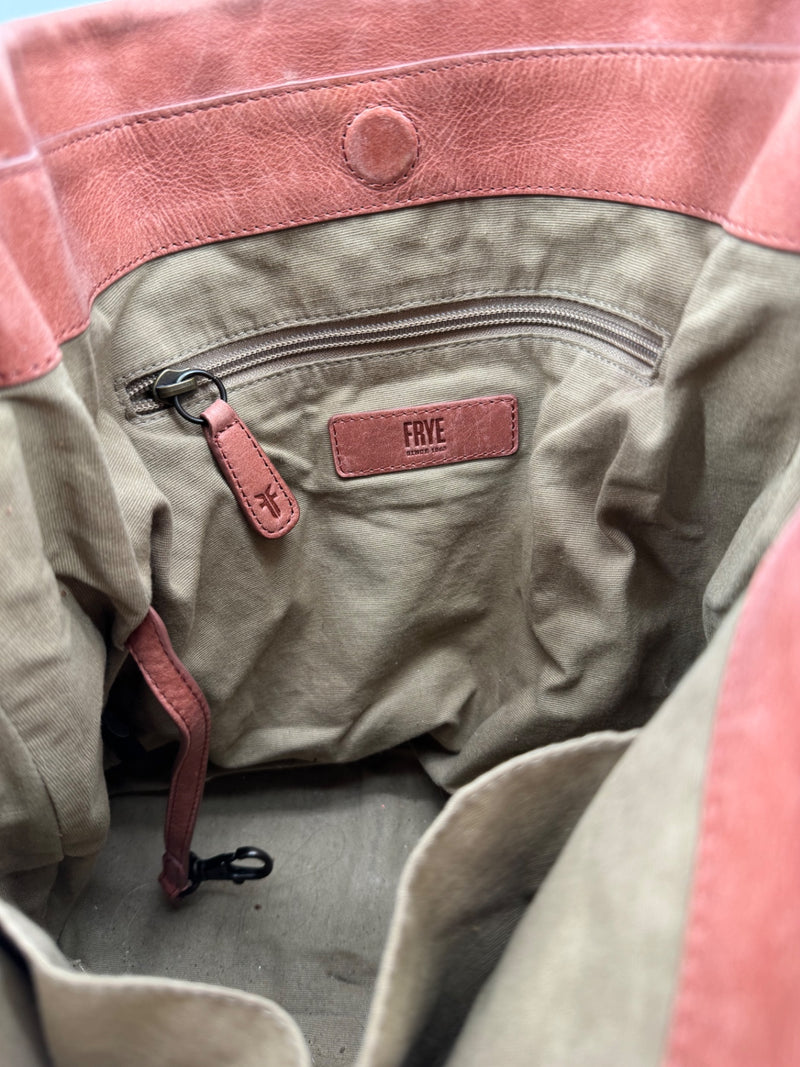 Frye Pale Pink Leather Purse