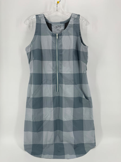 Woolrich Blue Zip Sleeveless Dress