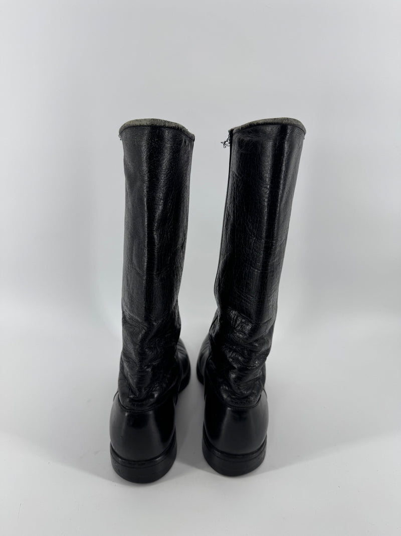 Justin Boots Black Western Boots