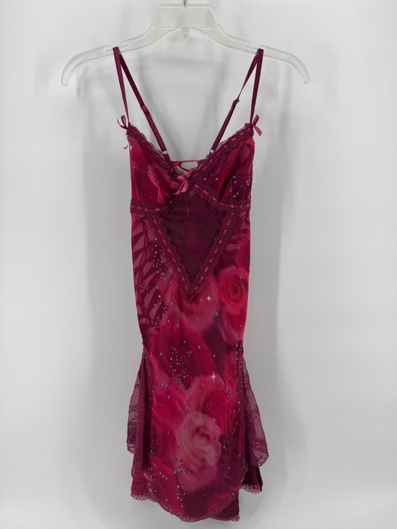Outcast Magenta Lace Night Dress