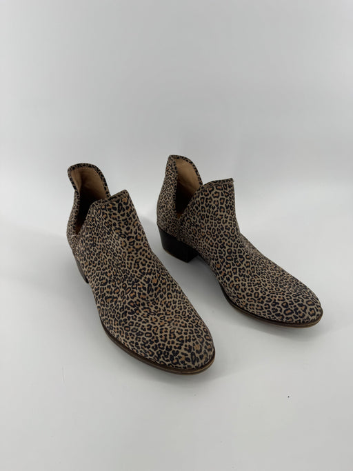 Lucky Brand Leopard Print Ankle Boots