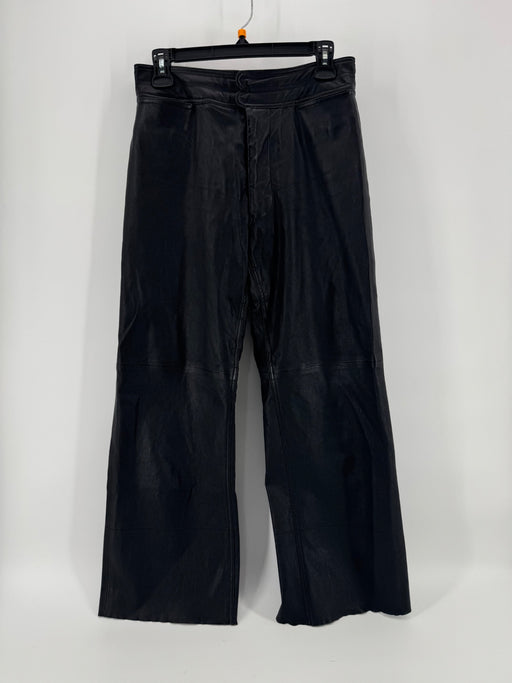 Apiece Apart Black Leather Pants