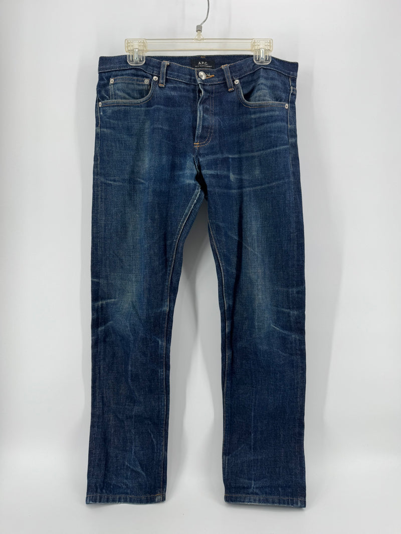 A.P.C. Blue Denim Jeans
