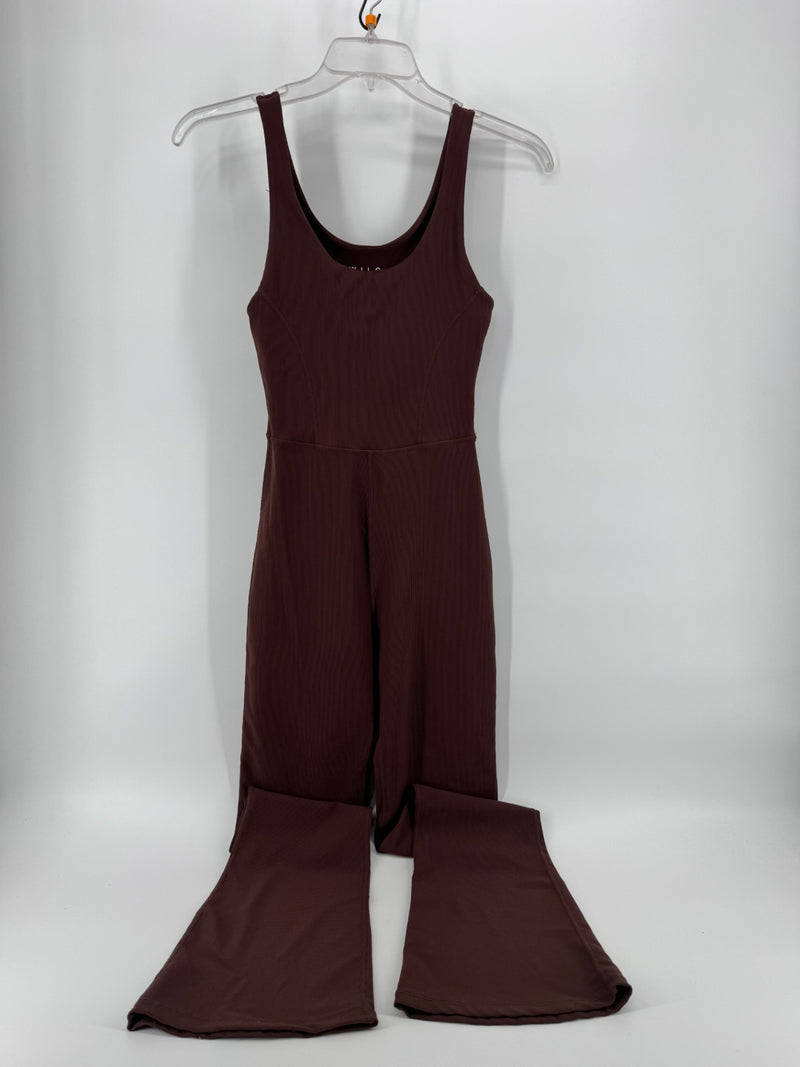 Wilo Brown Athletic Jumpsuit