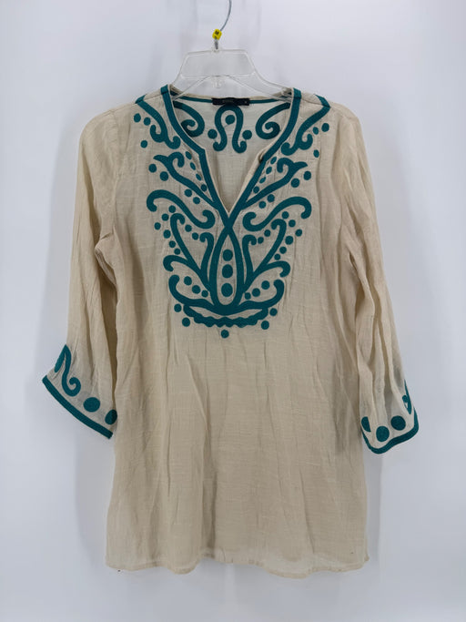 THML Cream Embroidered Top