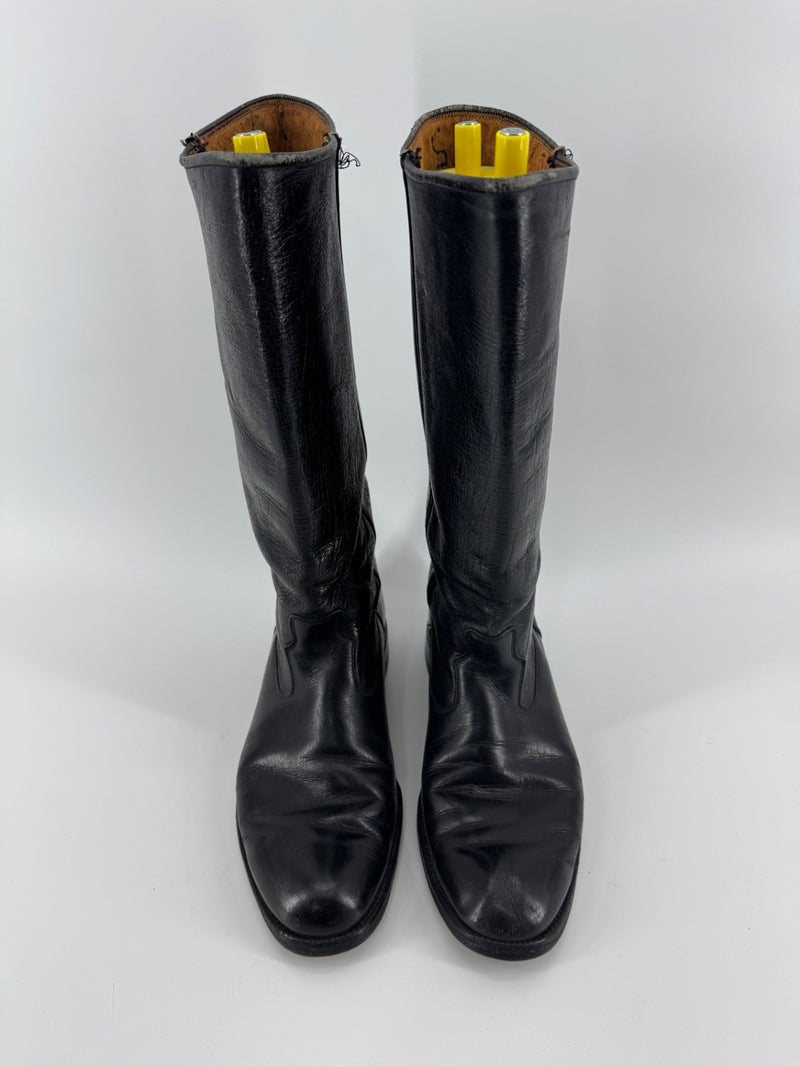 Justin Boots Black Western Boots