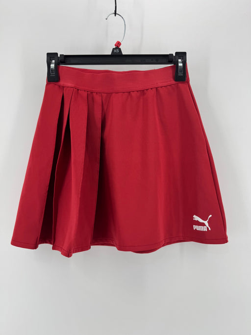 Puma Red Pleated Athletic Skirt