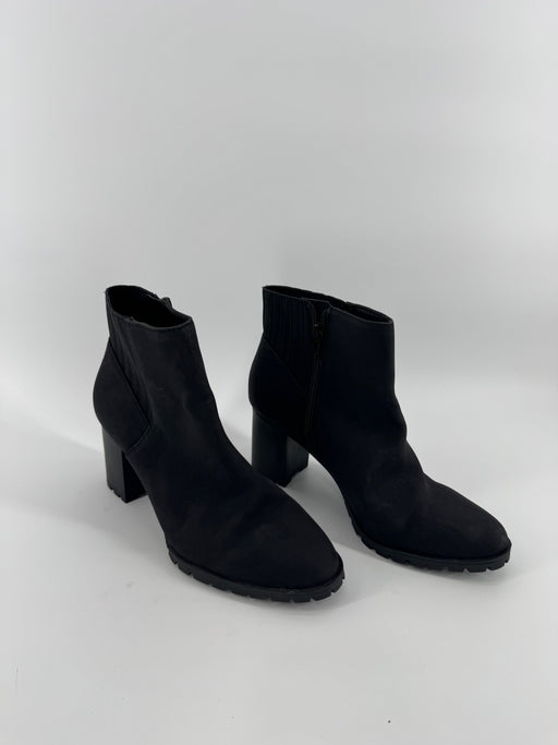 Kelly & Katie Black Heel Ankle Boots