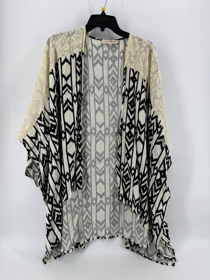 Altar’d State Cream Geometric Cover Up