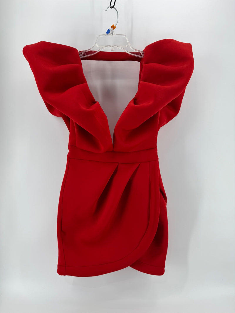 Mable Red Event Mini Dress