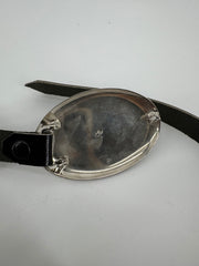 Unbranded Leather Belt w/ Turquoise Concho Accents