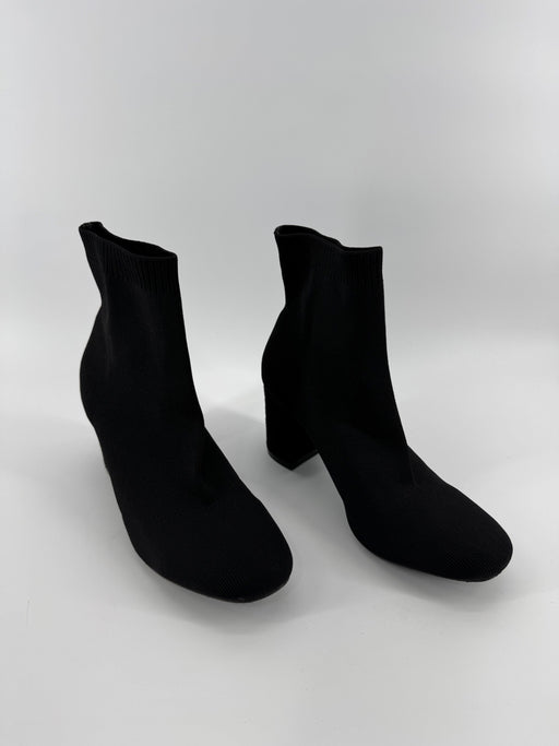 MIA Black Fabric Heels