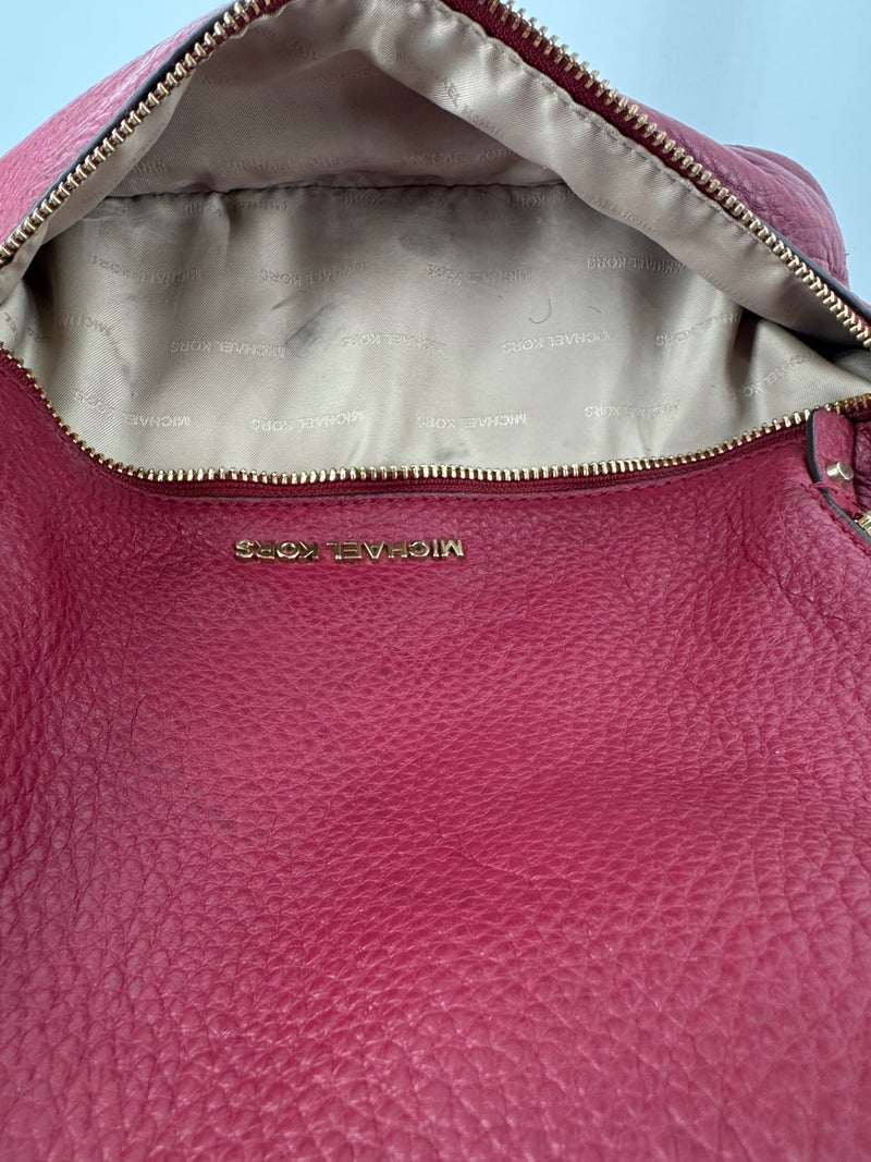 Michael Kors Burgundy Backpack