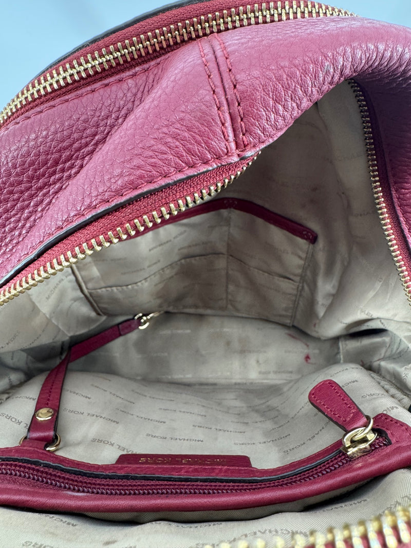 Michael Kors Burgundy Backpack