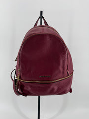 Michael Kors Burgundy Backpack