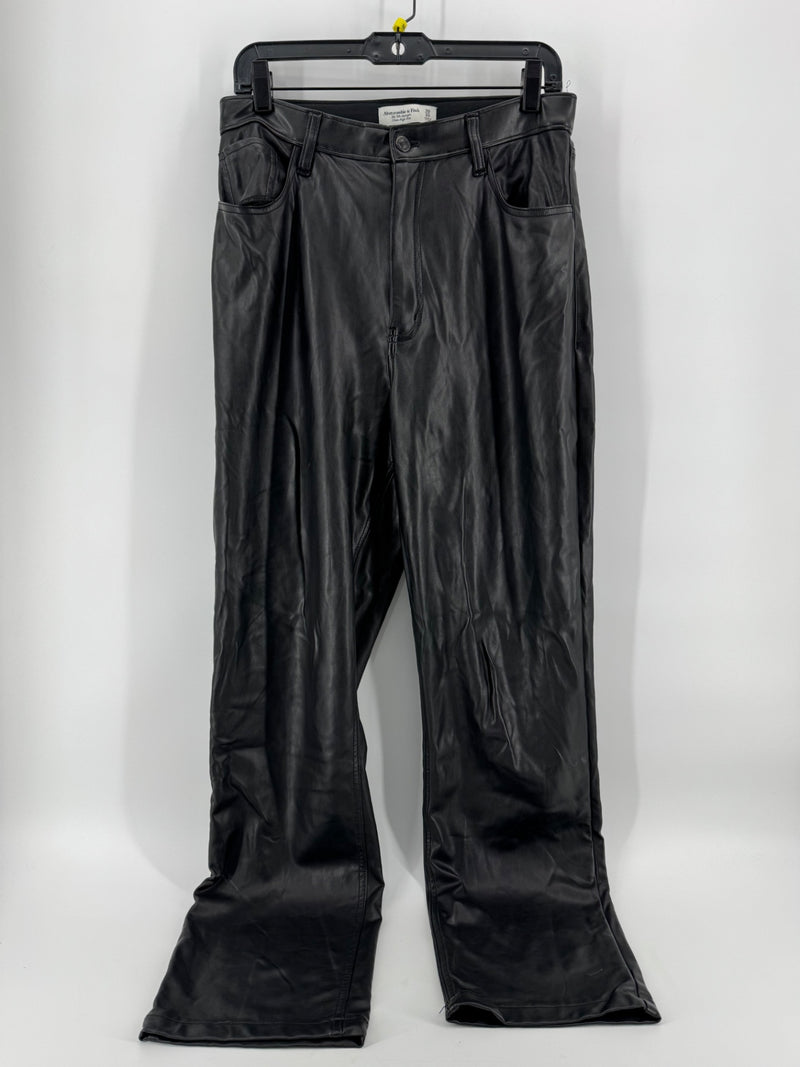 Abercrombie & Fitch Black Leather Pants
