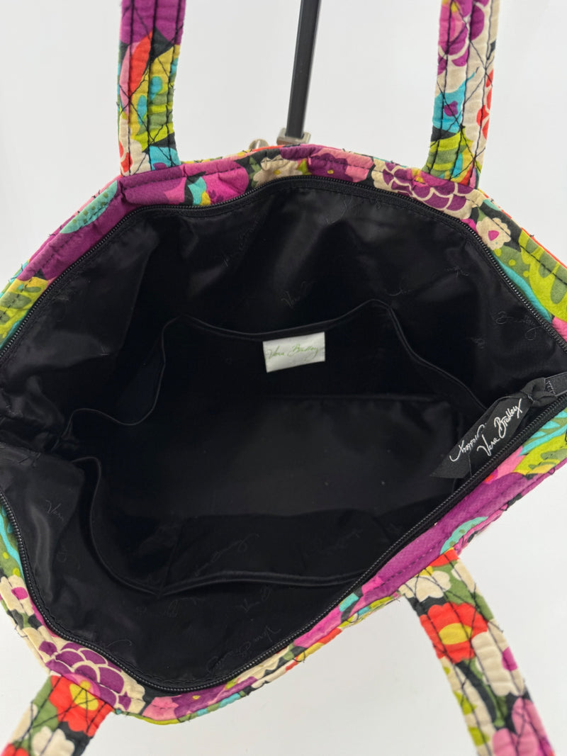 Vera Bradley Multicolor Flower Shoulder Bag Tote
