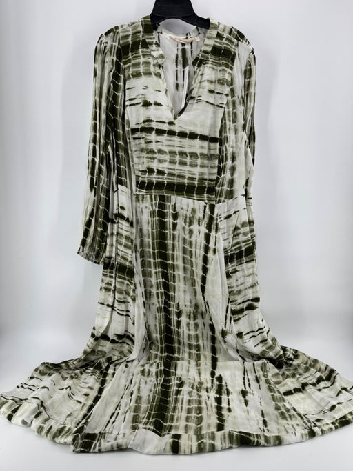 Soft Surroundings Green Tye Dye Dress