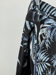 J.Jill Black/Blue Leaf Pants Size XL
