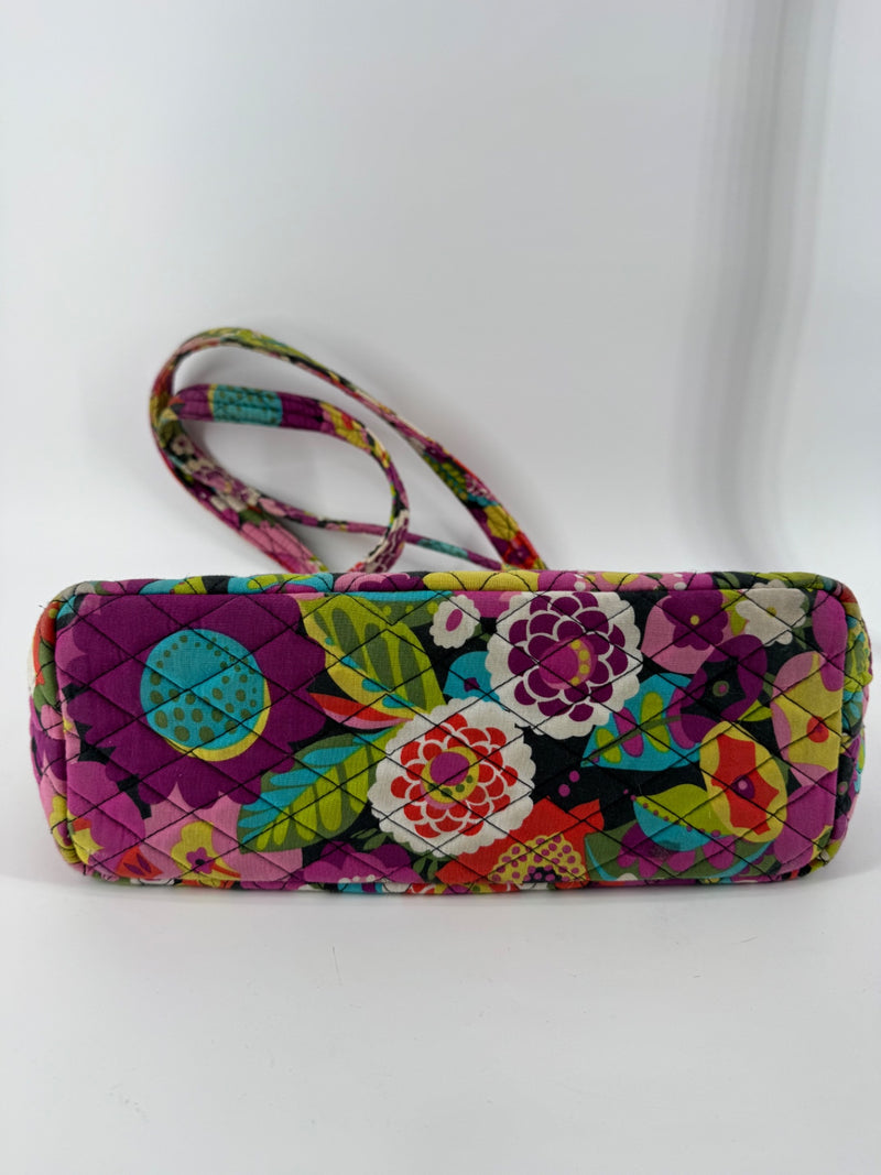 Vera Bradley Multicolor Flower Shoulder Bag Tote