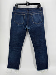 A.P.C. Cotton Dark Wash Jeans Petite Size 31
