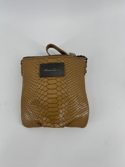Kenneth Cole Tan Snakeskin Crossbody
