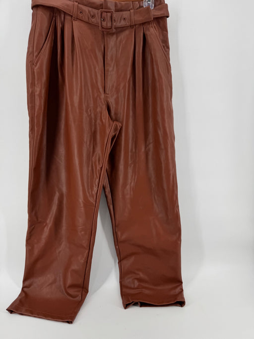 Abercrombie and Fitch Brown Leather Pants