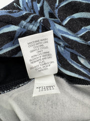 J.Jill Black/Blue Leaf Pants Size XL