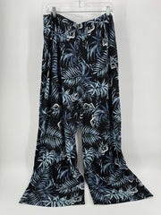 J.Jill Black/Blue Leaf Pants Size XL