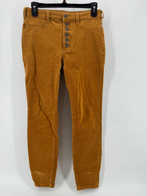 Pilcro Anthropologie Rust Corduroy Pants