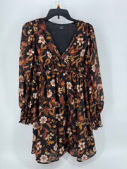 VICI Black/Brown Florak Dress