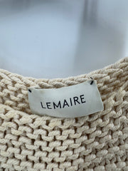 Lemaire Cream Knitted Crop Tank