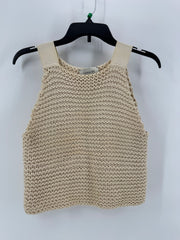 Lemaire Cream Knitted Crop Tank