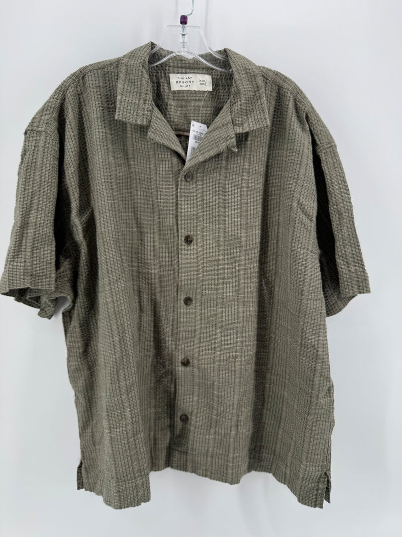 Abercrombie and Fitch Olive Button Up