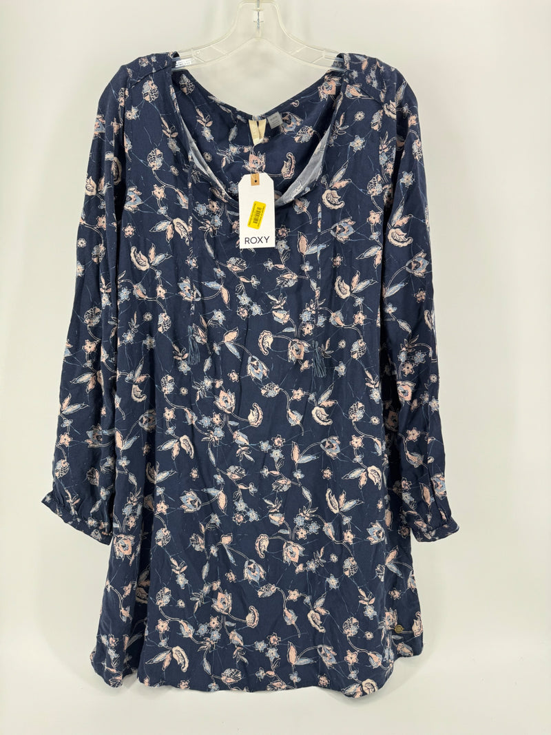 Roxy Navy Floral Dress