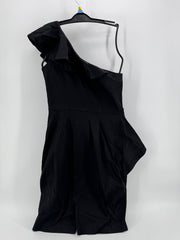 Maggy London Black One Shoulder Dress