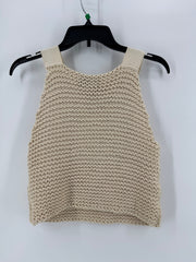 Lemaire Cream Knitted Crop Tank