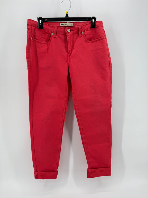 Levi's Pink Crop Legging Jeans