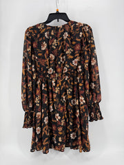 VICI Black/Brown Florak Dress