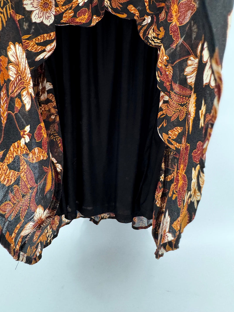 VICI Black/Brown Florak Dress